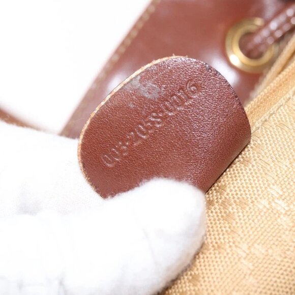 GUCCI Bamboo Backpack Leather Brown Gold 003 2058 0016 Auth 152053